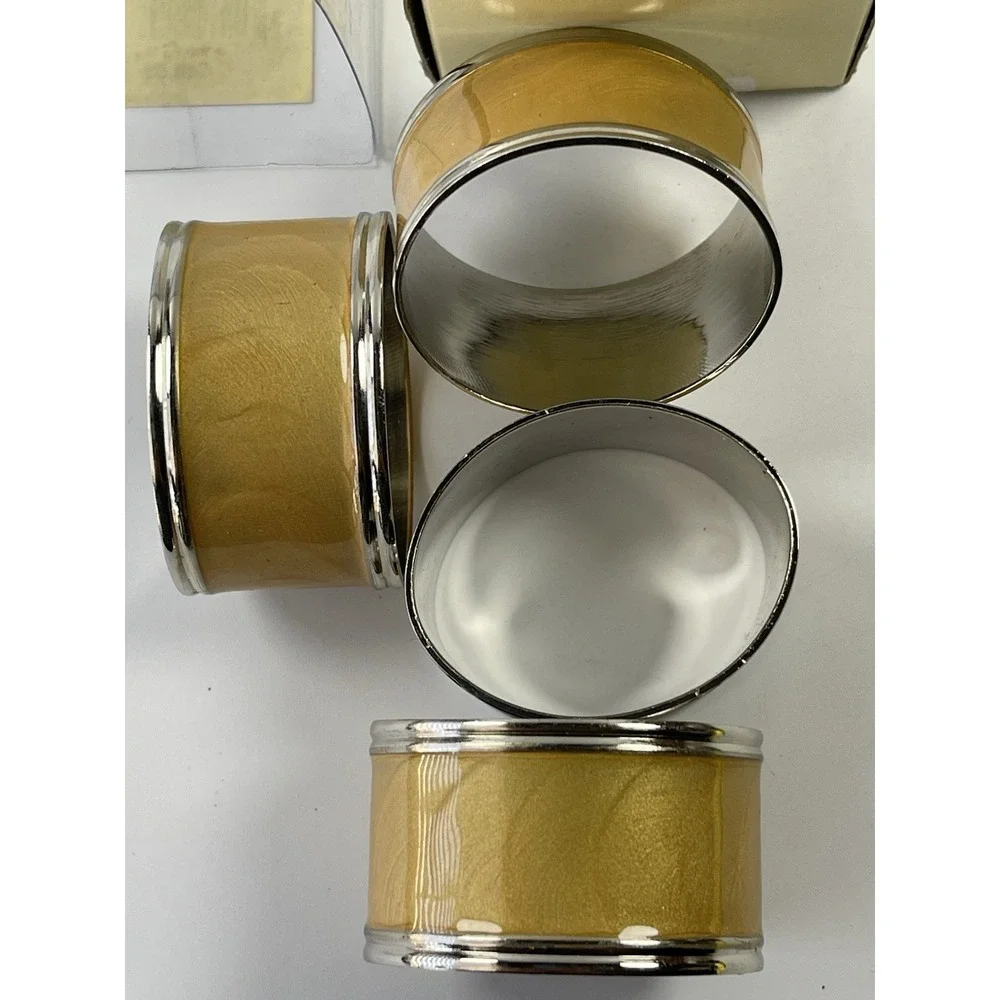 Lenox Laurel Leaf Napkin Ring Holders Set Of‎ 4